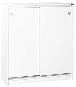 Comoda Multifunctionala Adore Diamond, 2 usi glisante, 5 rafturi,  91 x 105 x 37 cm