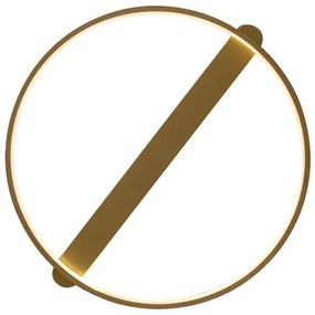 Rabalux 71347 - Plafonieră LED BELIZA LED/45W/230V 3000K 50x55 cm auriu