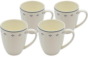 Mäser Set de căni de cafea Lova Blue 390 ml, 4buc.