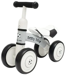 Bicicletă copii Baby Mix Bike, negru și alb