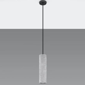 Sollux SL.0653 - Lustr LUVO 1xGU10/40W/230V beton/negru pe sârmă