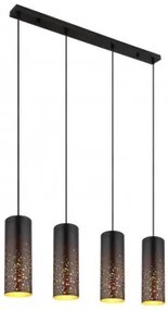 Suspensie vintage 3 becuri E27 Crocky 21005-4H Globo