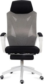 Scaun ergonomic cu suport picioare retractabil OFF 424 gri