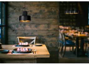 Lustră pe cablu OPHELIA 1xE27/40W/230V d. 20 cm neagră Lucide 20419/20/30