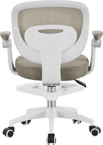 Scaun pivotant, bej/alb, TRIXI TYP 1