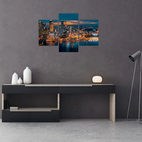 Tablou orașului nocturn (90x60 cm)