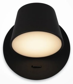 Aplica LED de perete design modern Pixel negru