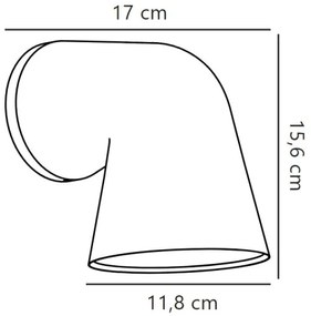 Aplică de exterior Nordlux FRONT 1xGU10/28W/230V IP44 alb