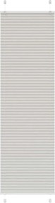 vidaXL Jaluzea plisată gri deschis 65x200 cm Lățime țesătură 64,4 cm