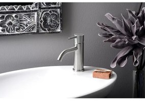 Sapho - Baterie pentru lavoar MINIMAL, 15,8 cm, inox