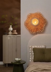 Aplica de perete Eco, Bambus, Madura natural/maro, M