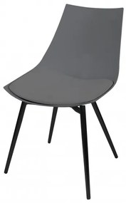 Set 4 scaune Dakota gri/negru
