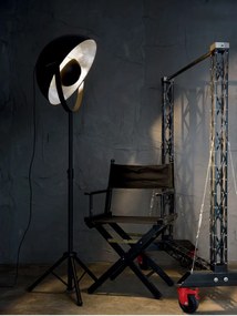 Lampadar cu trepied design industrial STAGE PT1 BIG ARGENTO 132785