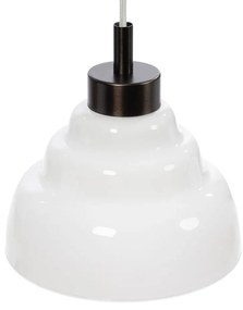 Lustra cu 4 pendule suspendate din Sticla, Alb, VENTURA