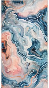 Covor tip traversă albastru-roz lavabil 80x200 cm Colors of Joy – Vitaus