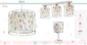 Dalber D-41431 - Veioză copii COLOR RAIN 1xE14/40W/230V