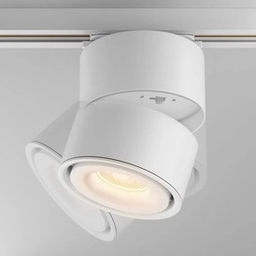 Spot LED ajustabil, accesoriu pentru sinele monofazate Unity, Yin alb