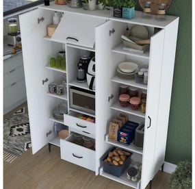 Set dulapuri bucătărie Jenaretta 31 (alb + negru). 1107095