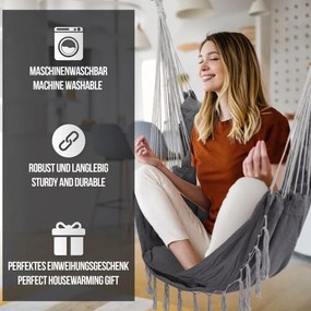 MIADOMODO Balansoar suspendat, antracit