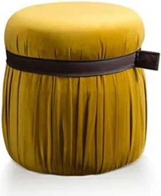 Taburet lemn masiv Tod, 42 × 40 × 42 cm - Ø40 x H42 cm