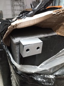 OFERTA Canapea de colt extensibila CAVELO, gri inchis, reversibila, calitatea II