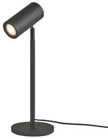 Lampa de masa Eco din Bambus Java GU10, negru