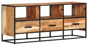 vidaXL Comodă TV, 110x30x45, lemn masiv de acacia