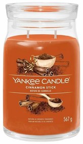 Lumânare parfumată Yankee Candle Signature în borcan, mare, Cinnamon Stick, 567 g