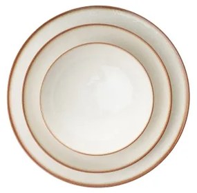 Set de masă din porțelan, 24 piese, bej