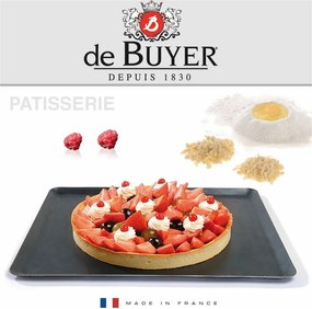 Inel de tort cadru rotund De Buyer 3091.24N 24 cm, oțel inoxidabil, 24 cm