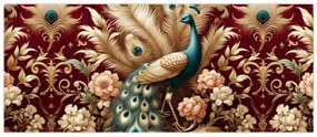 Tablou – Păun elegant (120x50 cm)