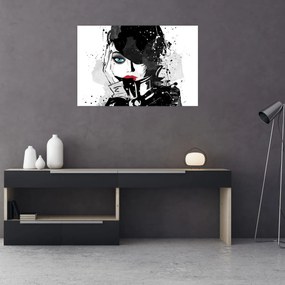 Tablou - Femeia misterioasă (90x60 cm)