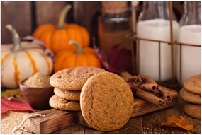 Tablou - Biscuiți de toamnă (90x60 cm)