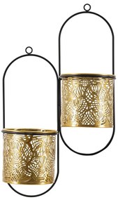 Suport pentru ghiveci din metal ø 14 cm (înălțime 48 cm) Double Hong – Mauro Ferretti