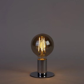 Set de 5 becuri LED reglabile cu 3 trepte E27 G95 sticlă aurie 5W 380lm 2200K