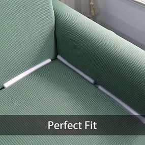Husa elastica si catifelata pentru canapea 4 locuri + fata perna, culoare Gri