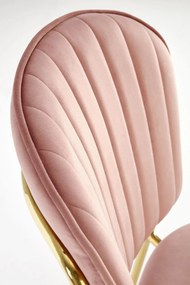 Set masa extensibila Galardo + 4 scaune K499 velvet roz