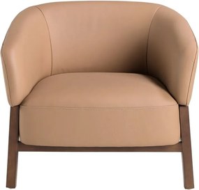 Fotoliu LUX design italian, Piele Naturala, Brown