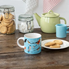 Cană albastră-crem din ceramică 350 ml Garden Birds – Rex London