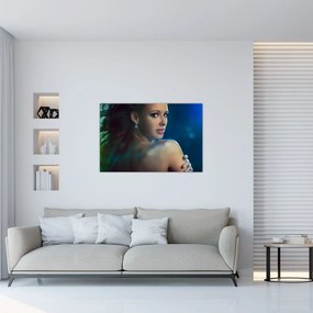 Tablou - Privirea unei femei tinere (90x60 cm)