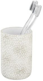 Suport pentru periuța de dinți alb-auriu din polirășină Montalfano – Wenko