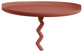 Măsuță auxiliară rotundă din metal ø 40 cm Zig Zag – Leitmotiv