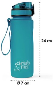 schmatzfatz, sticlă de băut, sticlă sport, 500 ml, 24 cm, Tritan