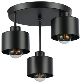 Lustră pe tijă 3xE27/35W/230V d. 30 cm negru