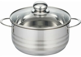 Elo 22120 Basic Oală din oțel inoxidabil Brillant20 cm, 2,6 l, 2,6 l
