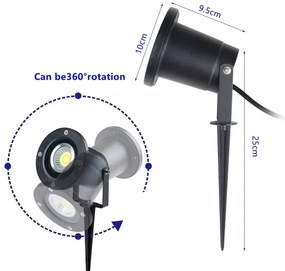 Corp de iluminat de exterior Brilagi SPIKE 1xGU10/50W/230V IP65