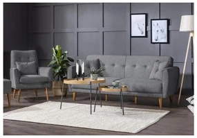 Set canapea fotoliu Aryanna (Gri închis). 1101496