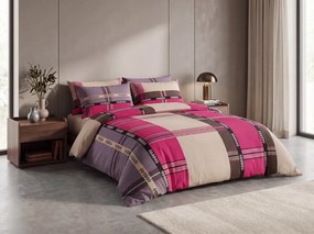 Lenjerie de pat din polibumbac DANIELA POLY roz Dimensiune lenjerie de pat: 70 x 90 cm | 140 x 220 cm