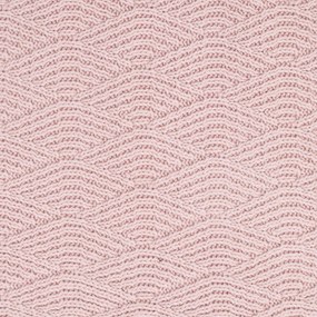 Paturica bebe cu fleece Jollein River, Pale-Pink / 100x150 cm