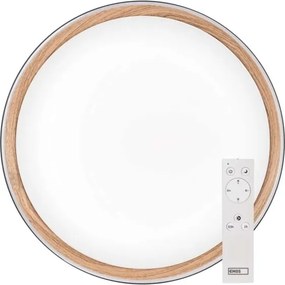 Plafonieră LED cu funcție de dimare ILVI LED/30W/230V 2700-6500K Ø 40 cm negru/bej + telecomandă